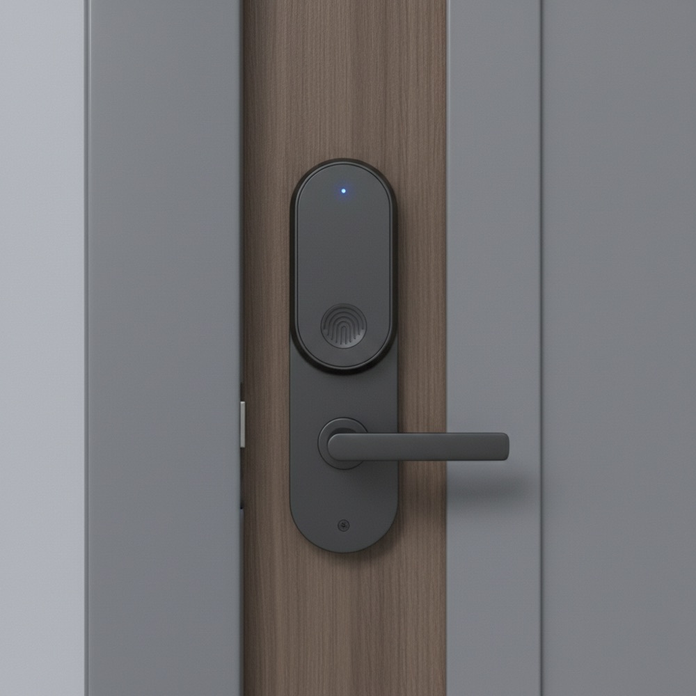 Okos zár ujjlenyomat-olvasóval